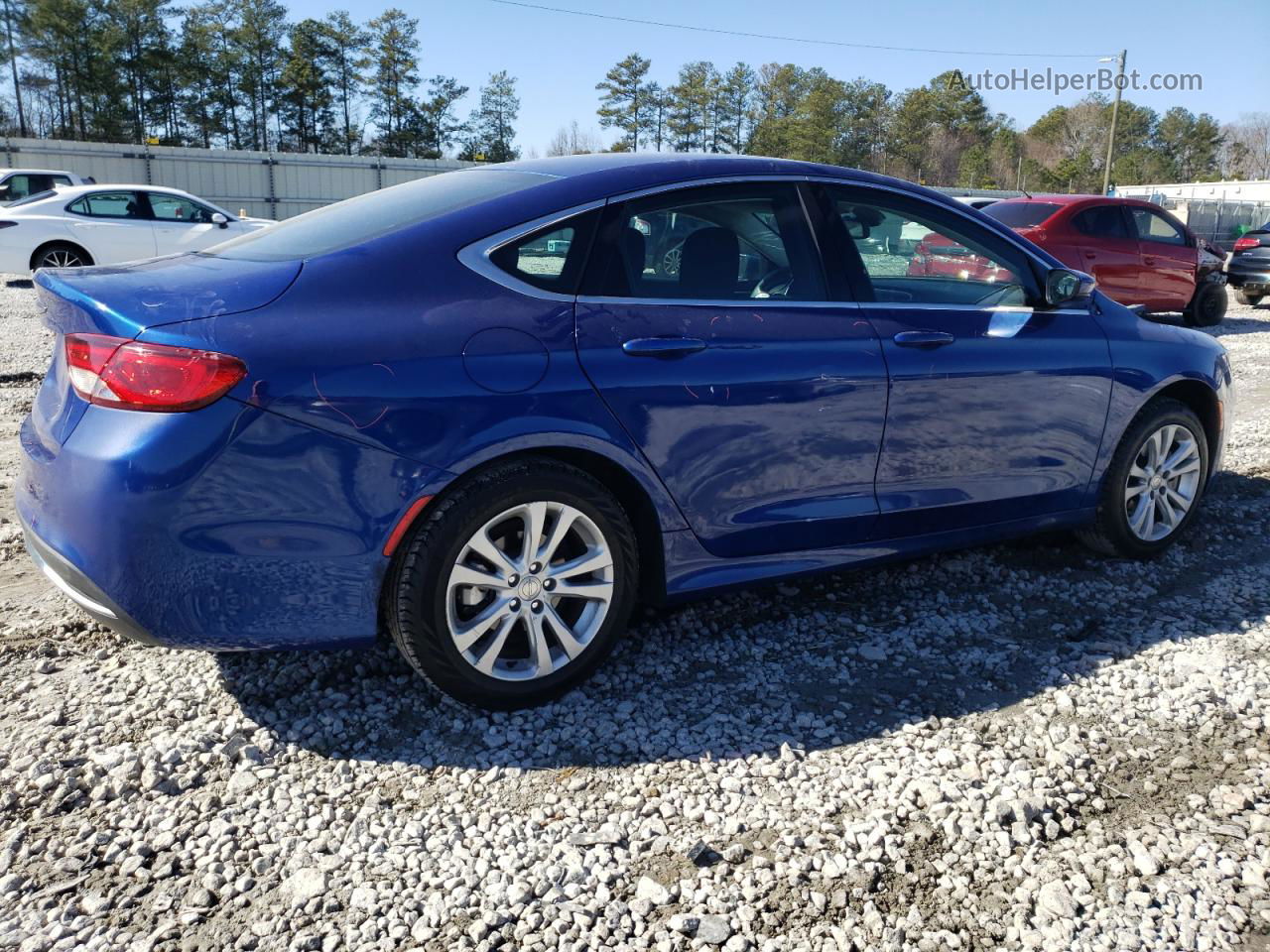 2016 Chrysler 200 Limited Blue vin: 1C3CCCAB0GN108478