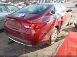 2016 Chrysler 200 Limited Burgundy vin: 1C3CCCAB0GN110795