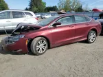 2016 Chrysler 200 Limited Maroon vin: 1C3CCCAB0GN121280