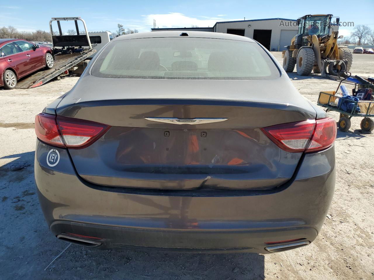 2016 Chrysler 200 Limited Серый vin: 1C3CCCAB0GN131985