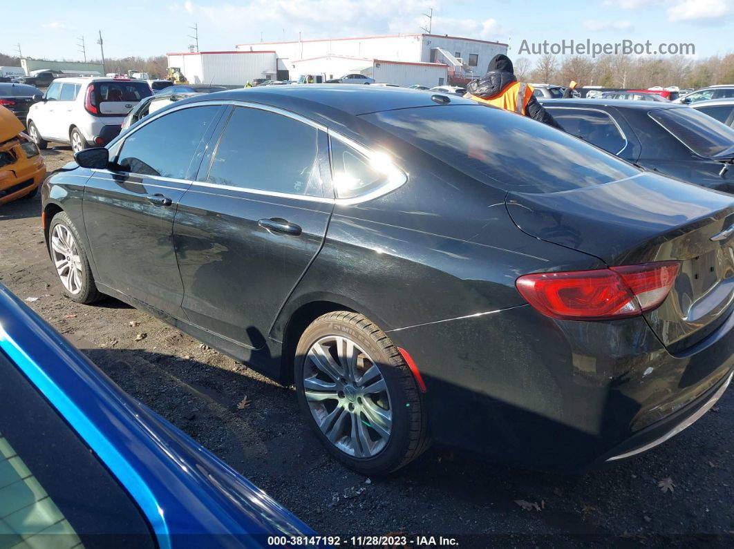 2016 Chrysler 200 Limited Black vin: 1C3CCCAB0GN134451