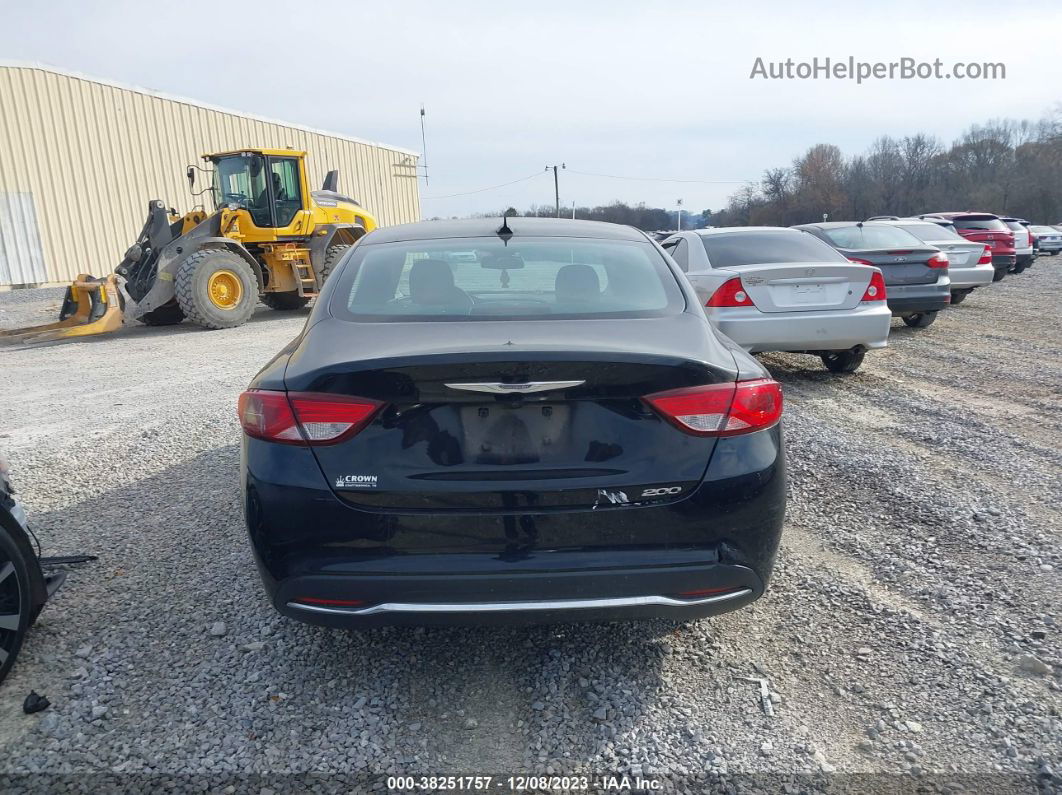 2016 Chrysler 200 Limited Черный vin: 1C3CCCAB0GN137401