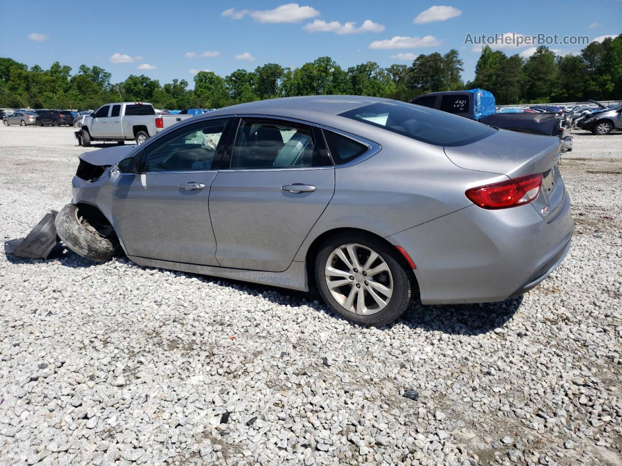 2016 Chrysler 200 Limited Серебряный vin: 1C3CCCAB0GN138256