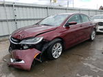 2016 Chrysler 200 Limited Maroon vin: 1C3CCCAB0GN140718