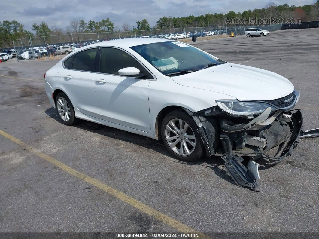 2016 Chrysler 200 Limited Белый vin: 1C3CCCAB0GN152738