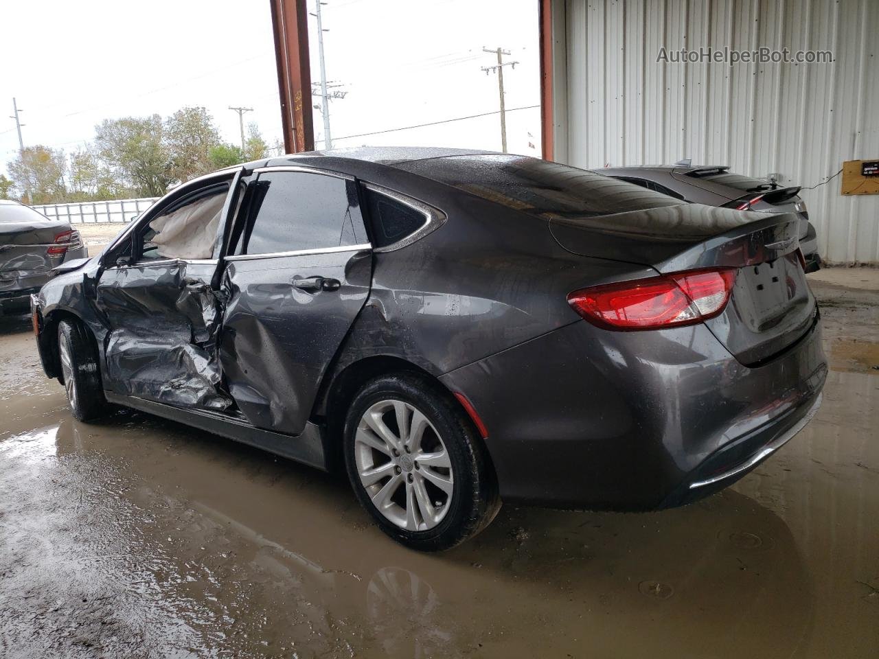 2016 Chrysler 200 Limited Gray vin: 1C3CCCAB0GN165599