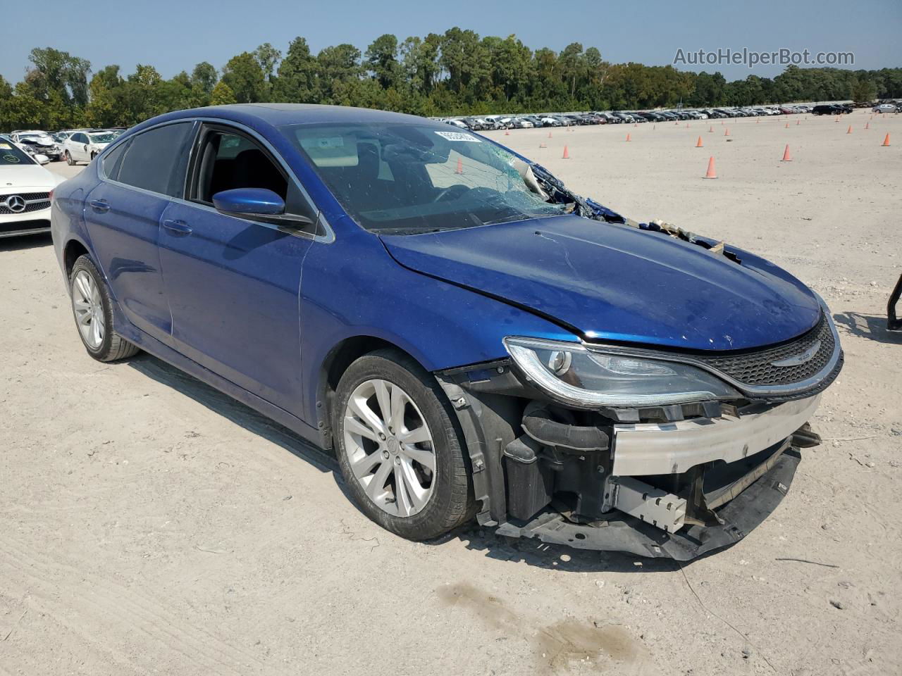 2016 Chrysler 200 Limited Blue vin: 1C3CCCAB0GN167790