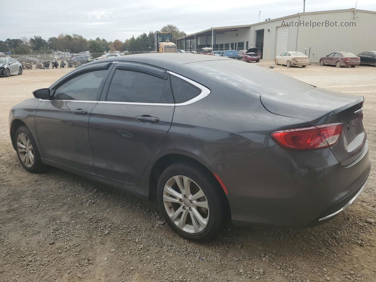 2016 Chrysler 200 Limited Gray vin: 1C3CCCAB0GN176649