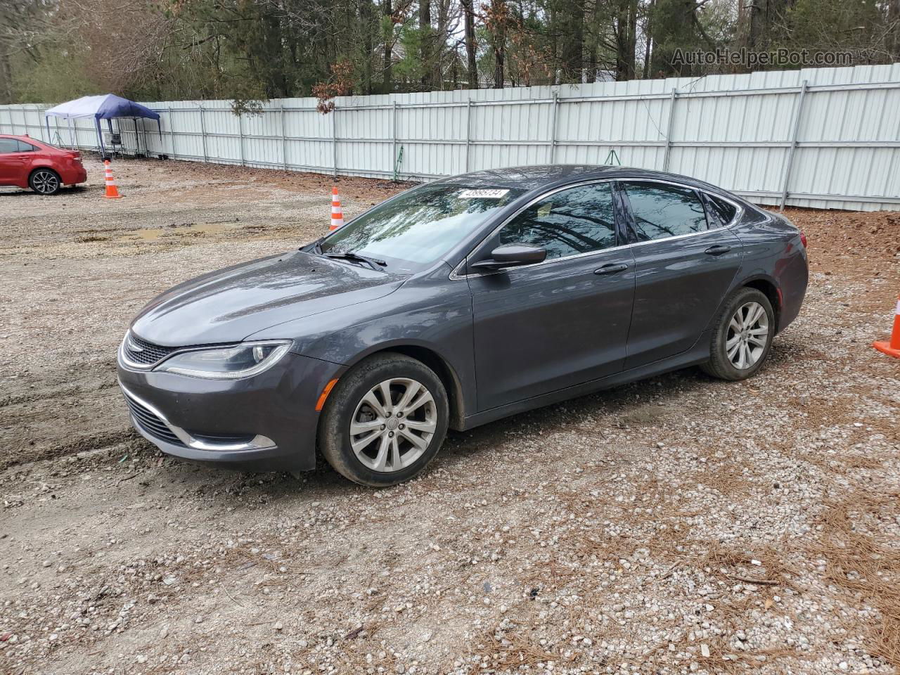 2016 Chrysler 200 Limited Charcoal vin: 1C3CCCAB0GN179731