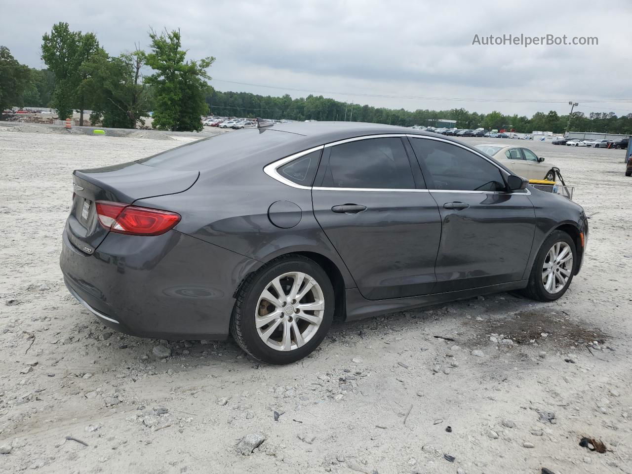 2016 Chrysler 200 Limited Charcoal vin: 1C3CCCAB0GN188669