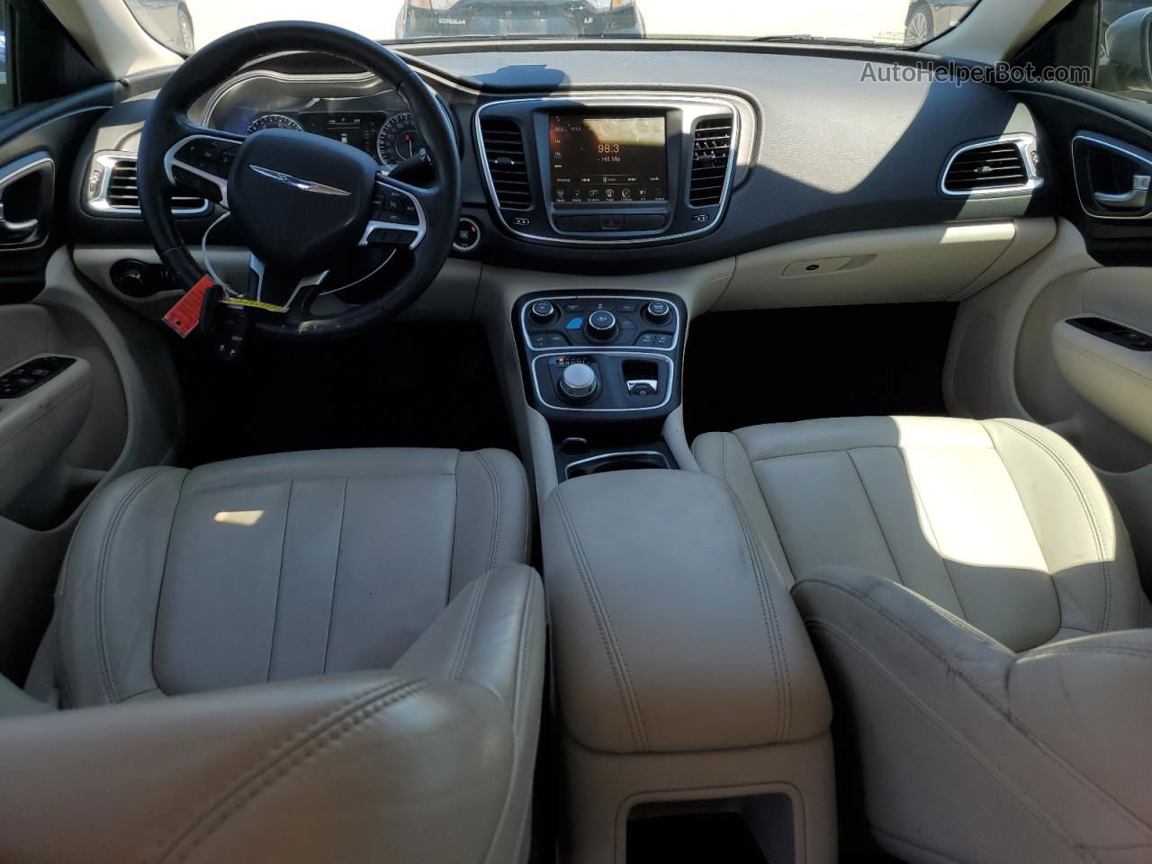 2016 Chrysler 200 Limited Серый vin: 1C3CCCAB0GN189319