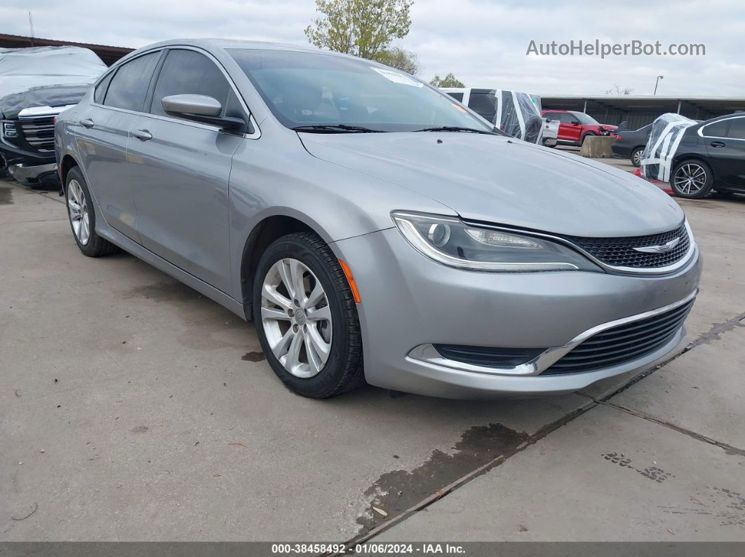 2017 Chrysler 200 Limited Platinum Silver vin: 1C3CCCAB0HN502614