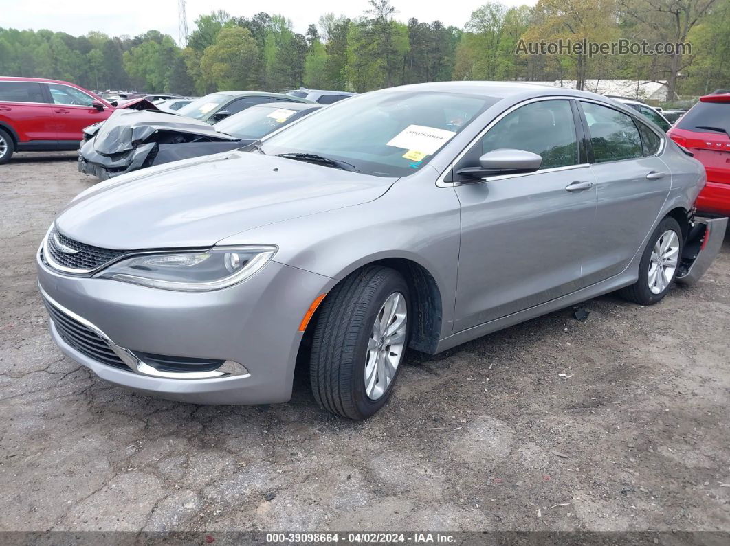 2017 Chrysler 200 Limited Platinum Silver vin: 1C3CCCAB0HN505674