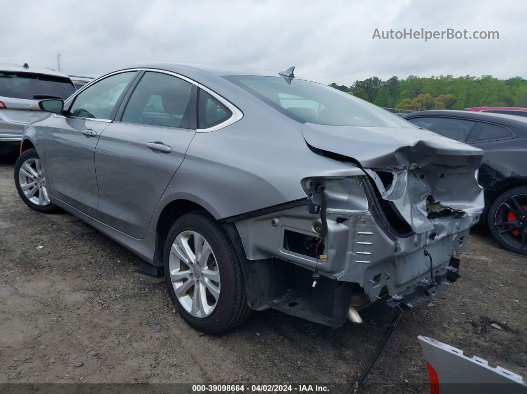 2017 Chrysler 200 Limited Platinum Серебряный vin: 1C3CCCAB0HN505674