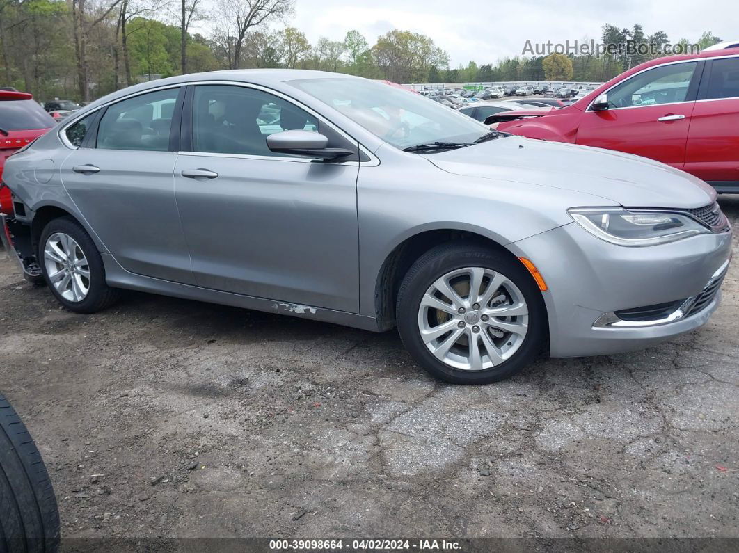 2017 Chrysler 200 Limited Platinum Серебряный vin: 1C3CCCAB0HN505674