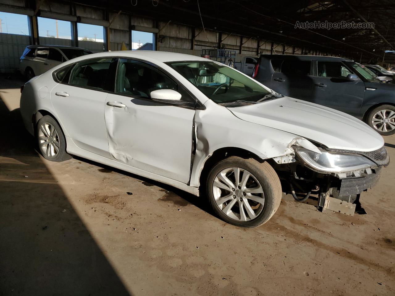 2017 Chrysler 200 Limited White vin: 1C3CCCAB0HN508980