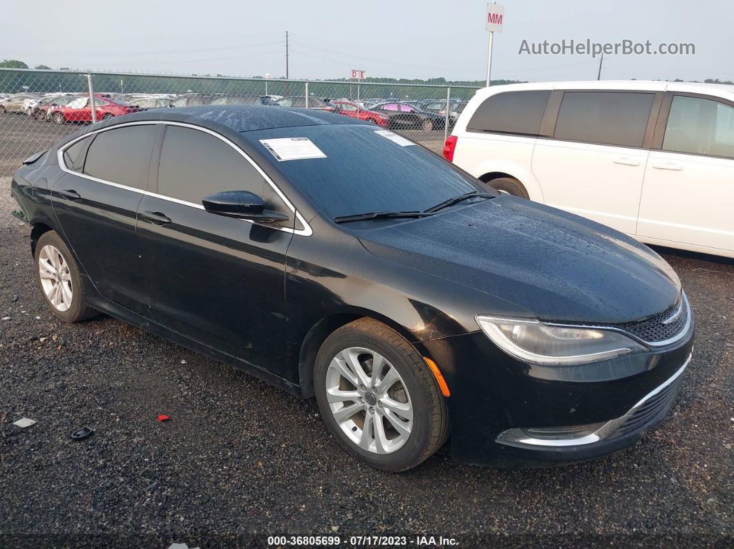 2017 Chrysler 200 Limited Platinum Черный vin: 1C3CCCAB0HN509417