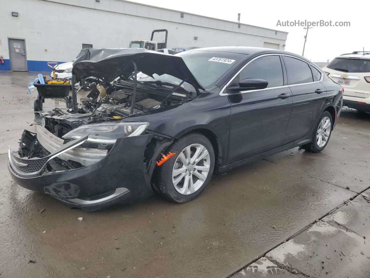 2017 Chrysler 200 Limited Black vin: 1C3CCCAB0HN511071