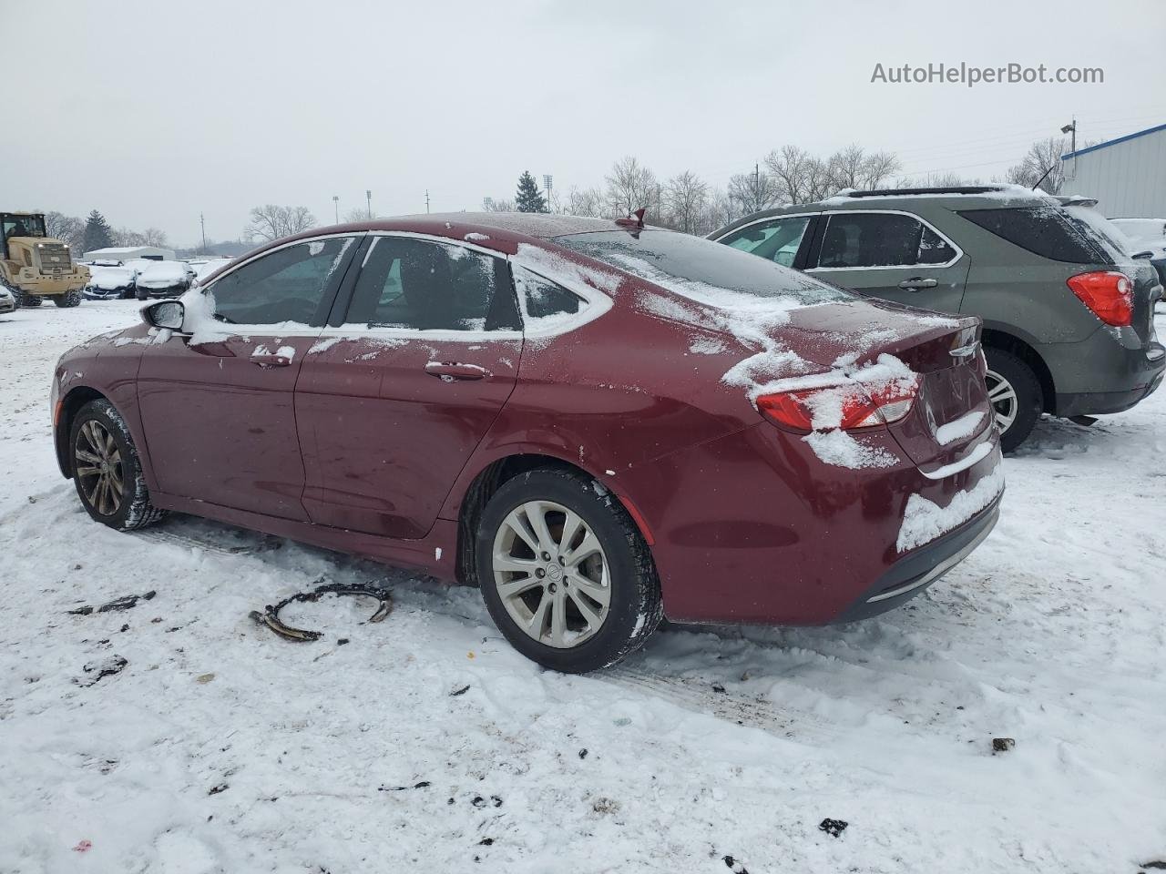 2017 Chrysler 200 Limited Red vin: 1C3CCCAB0HN511958