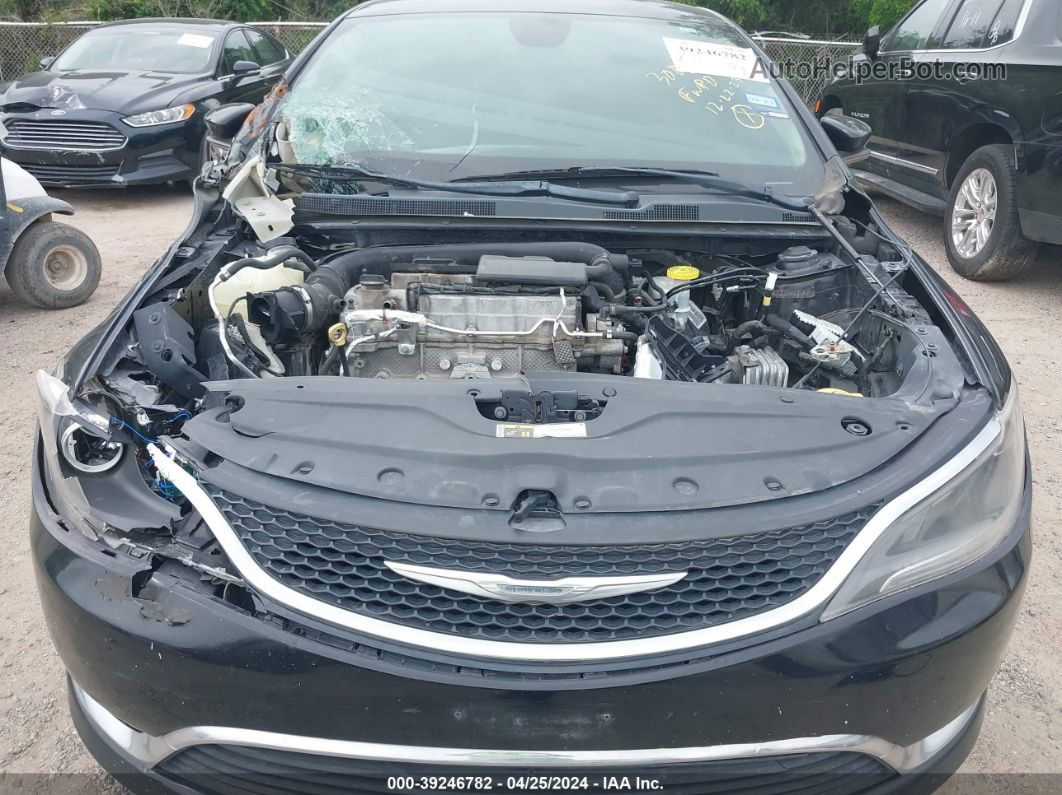 2015 Chrysler 200 Limited Черный vin: 1C3CCCAB1FN574497