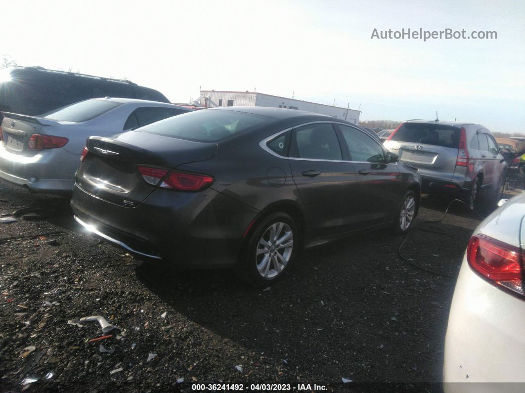 2015 Chrysler 200 Limited Серый vin: 1C3CCCAB1FN577660