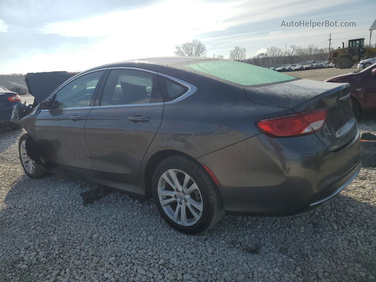 2015 Chrysler 200 Limited Черный vin: 1C3CCCAB1FN579392