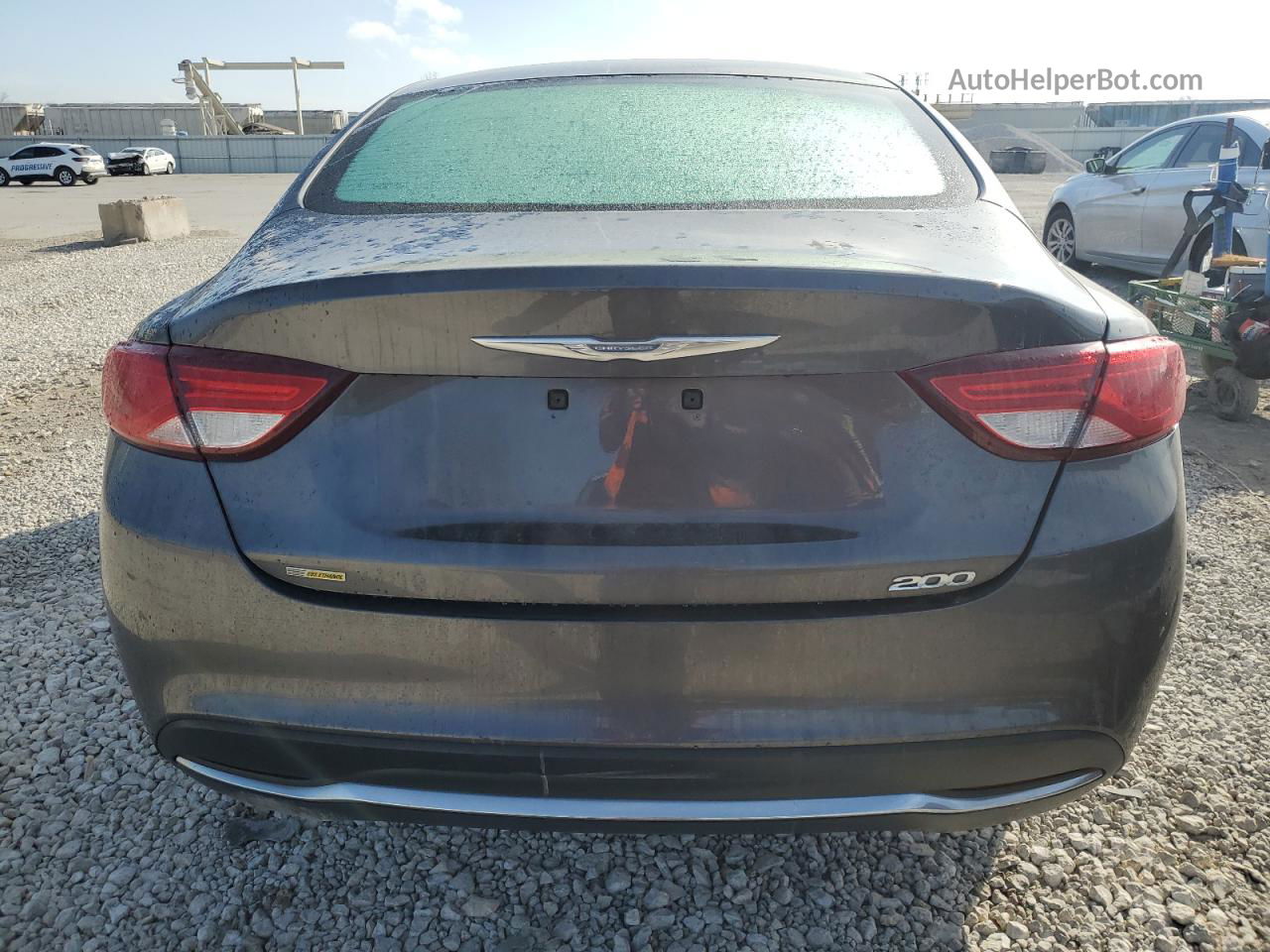 2015 Chrysler 200 Limited Черный vin: 1C3CCCAB1FN579392