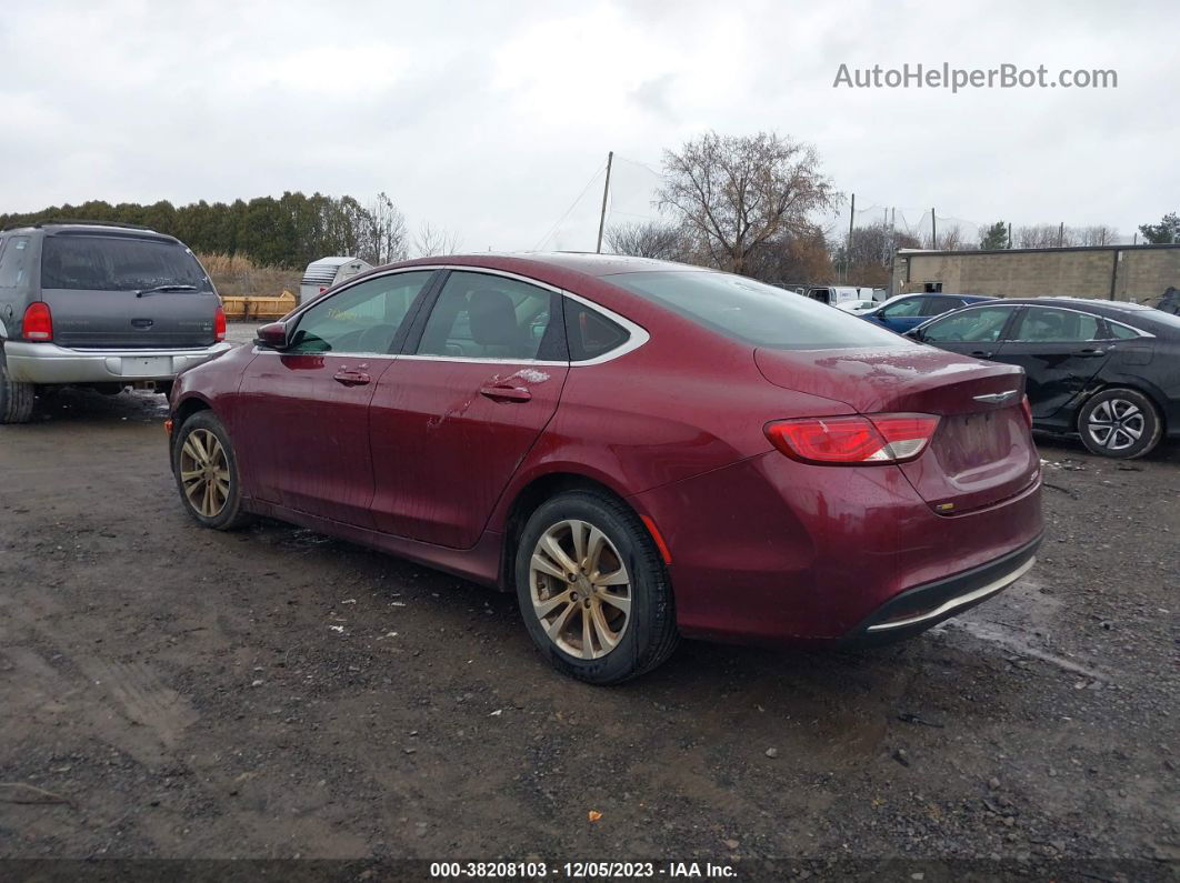 2015 Chrysler 200 Limited Red vin: 1C3CCCAB1FN583779