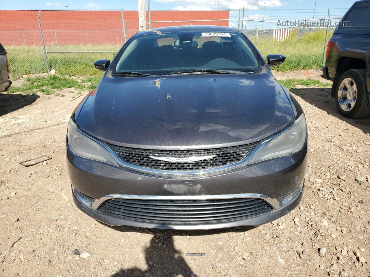 2015 Chrysler 200 Limited Угольный vin: 1C3CCCAB1FN584463