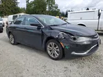 2015 Chrysler 200 Limited Black vin: 1C3CCCAB1FN608521