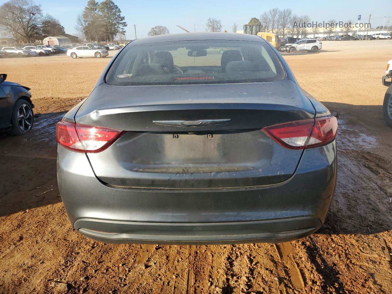 2015 Chrysler 200 Limited Черный vin: 1C3CCCAB1FN653703