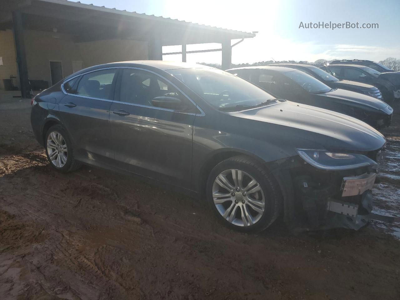 2015 Chrysler 200 Limited Черный vin: 1C3CCCAB1FN653703