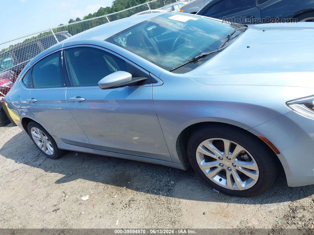 2015 Chrysler 200 Limited Light Blue vin: 1C3CCCAB1FN662272