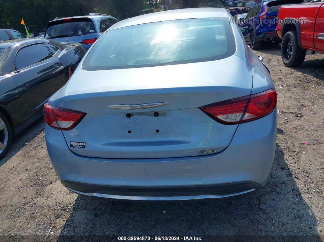 2015 Chrysler 200 Limited Light Blue vin: 1C3CCCAB1FN662272