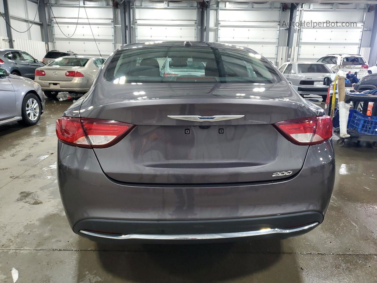 2015 Chrysler 200 Limited Угольный vin: 1C3CCCAB1FN693506