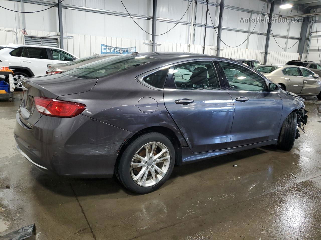 2015 Chrysler 200 Limited Угольный vin: 1C3CCCAB1FN693506