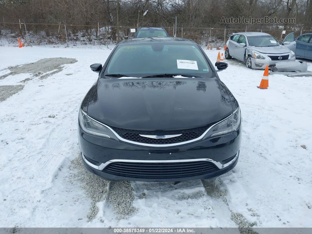 2015 Chrysler 200 Limited Black vin: 1C3CCCAB1FN694638