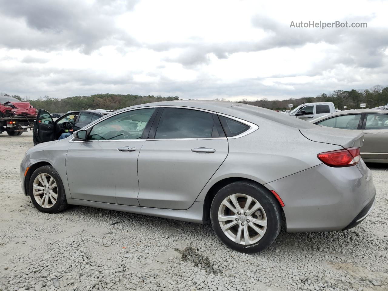 2015 Chrysler 200 Limited Silver vin: 1C3CCCAB1FN702902