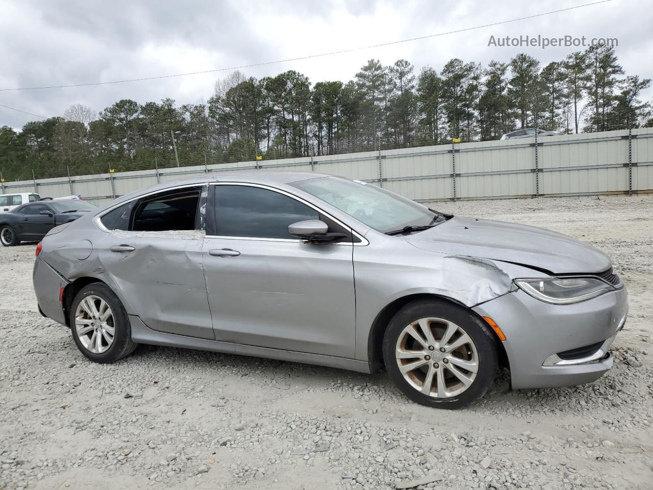 2015 Chrysler 200 Limited Silver vin: 1C3CCCAB1FN702902