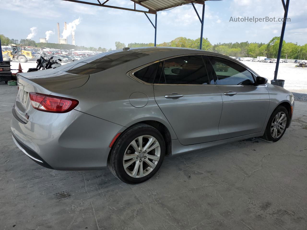 2015 Chrysler 200 Limited Silver vin: 1C3CCCAB1FN702964