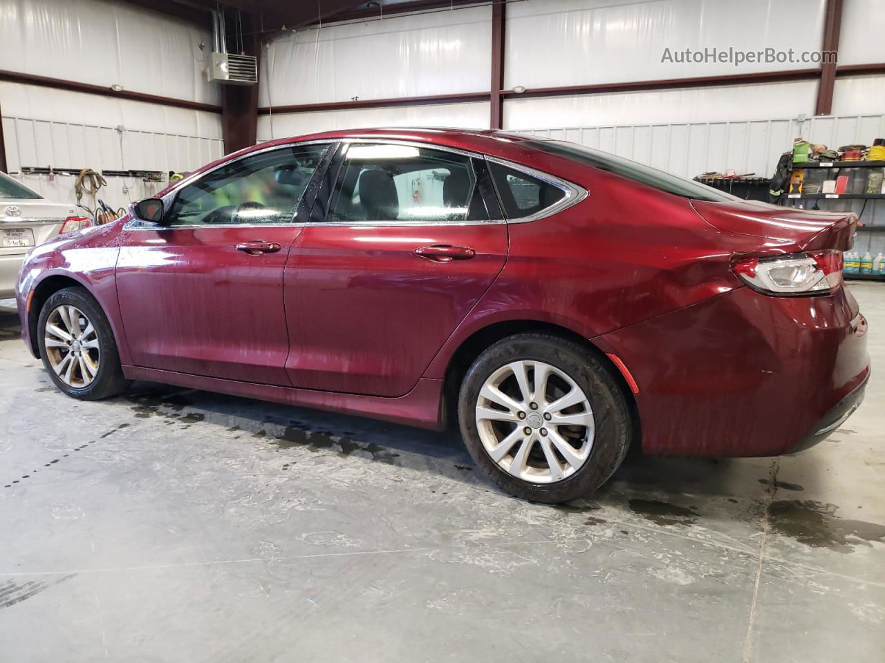 2015 Chrysler 200 Limited Burgundy vin: 1C3CCCAB1FN704181