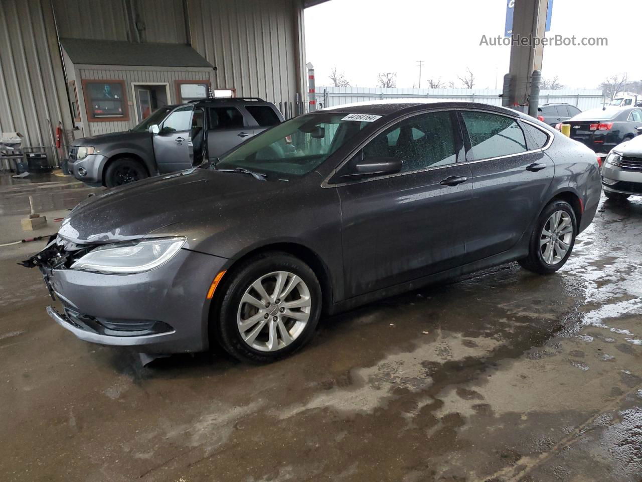 2015 Chrysler 200 Limited Gray vin: 1C3CCCAB1FN717349