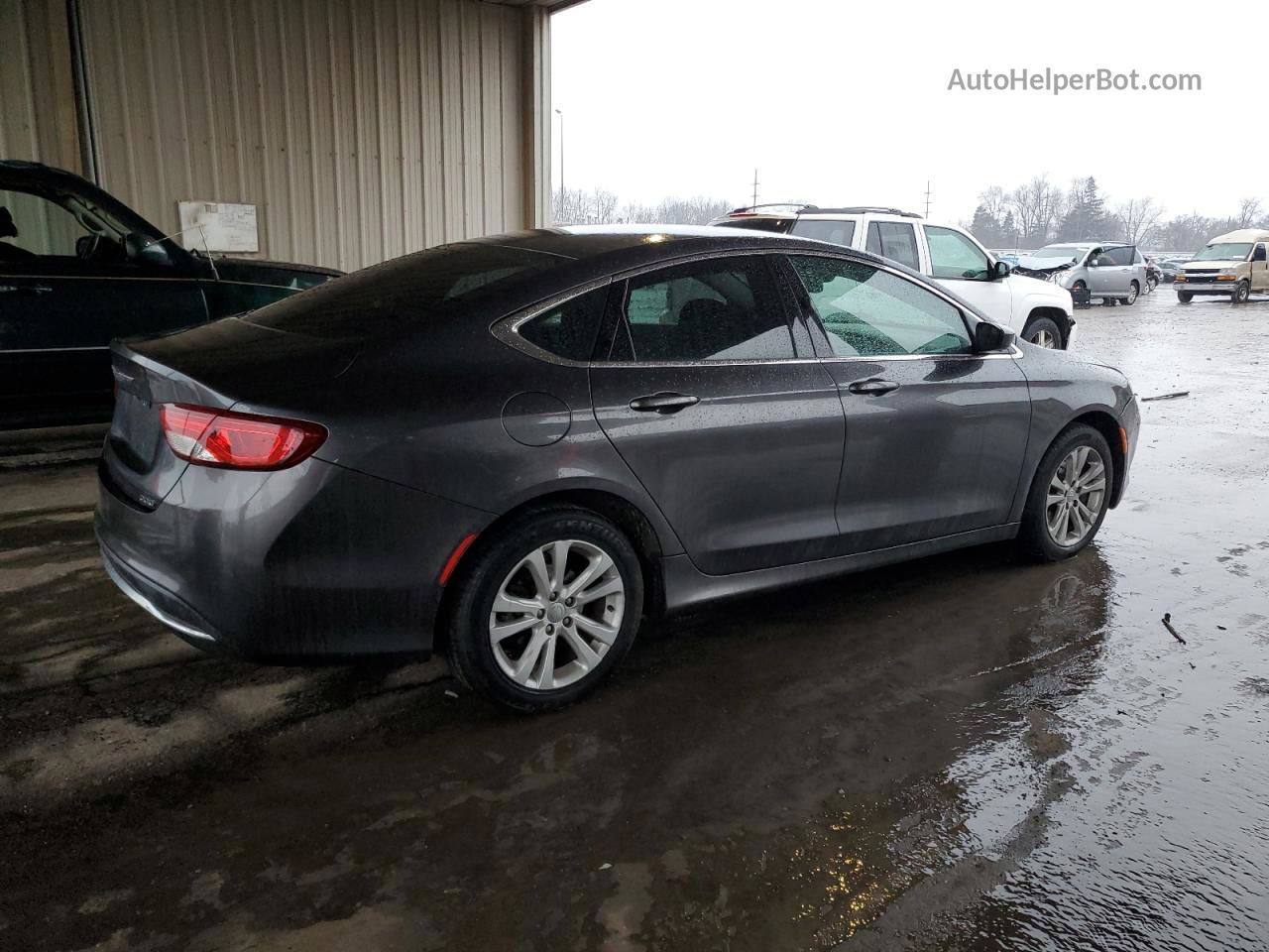 2015 Chrysler 200 Limited Gray vin: 1C3CCCAB1FN717349