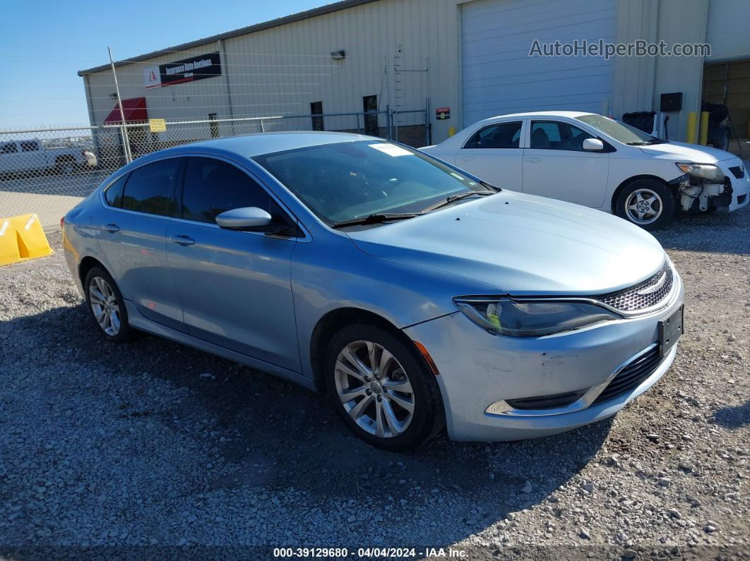 2015 Chrysler 200 Limited Blue vin: 1C3CCCAB1FN720168