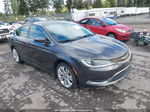 2015 Chrysler 200 Limited Gray vin: 1C3CCCAB1FN750853