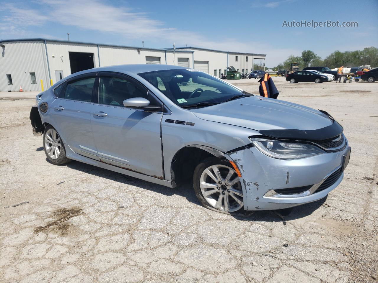 2015 Chrysler 200 Limited Blue vin: 1C3CCCAB1FN759715