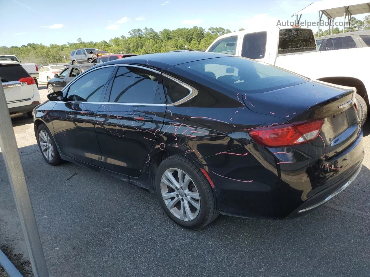 2016 Chrysler 200 Limited Black vin: 1C3CCCAB1GN108909