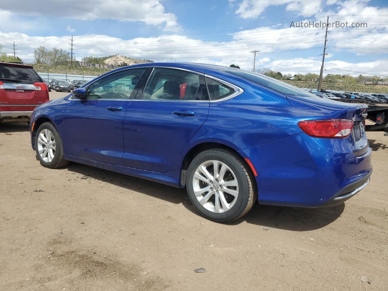 2016 Chrysler 200 Limited Blue vin: 1C3CCCAB1GN114113