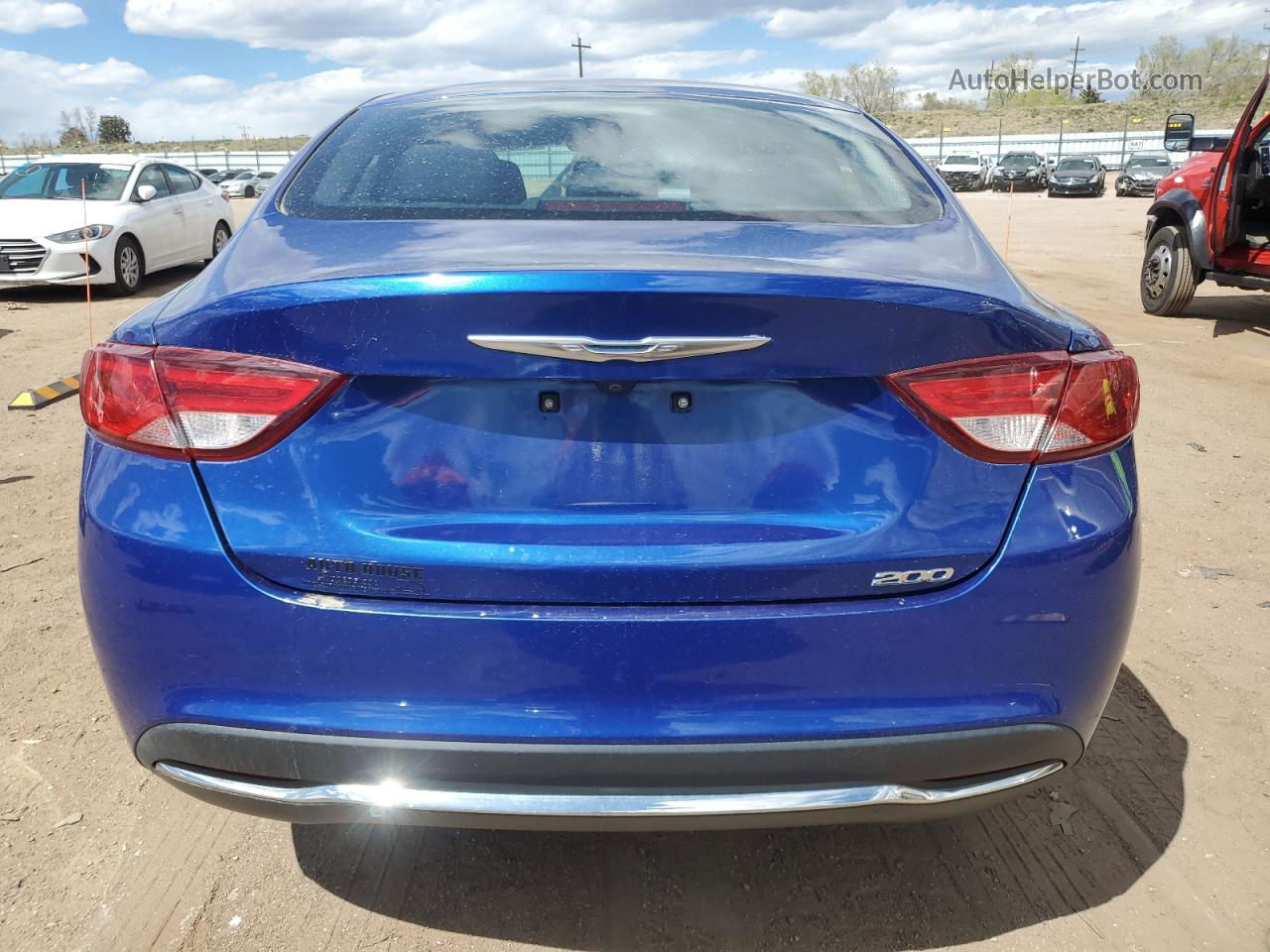 2016 Chrysler 200 Limited Blue vin: 1C3CCCAB1GN114113