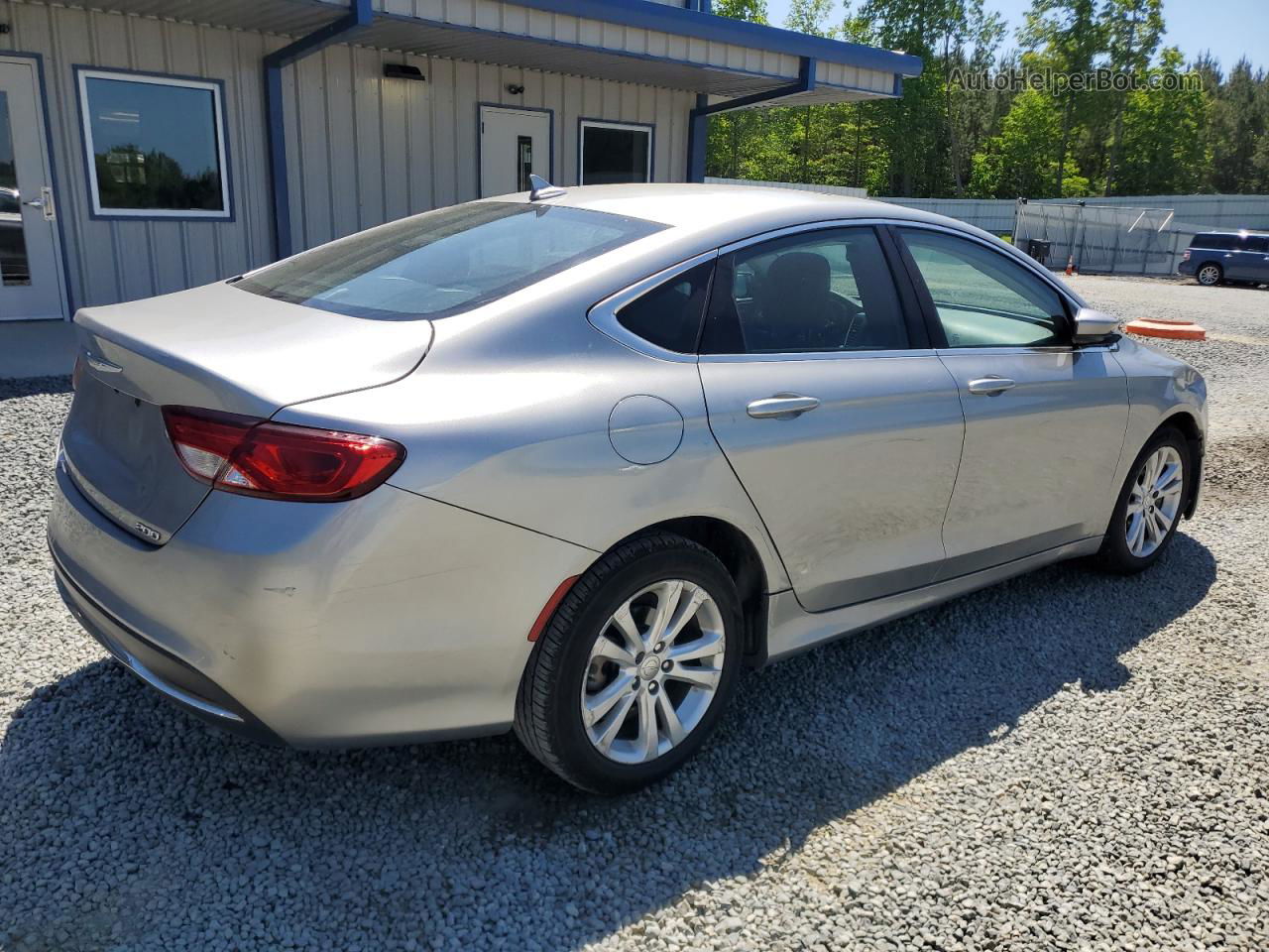 2016 Chrysler 200 Limited Серый vin: 1C3CCCAB1GN128335